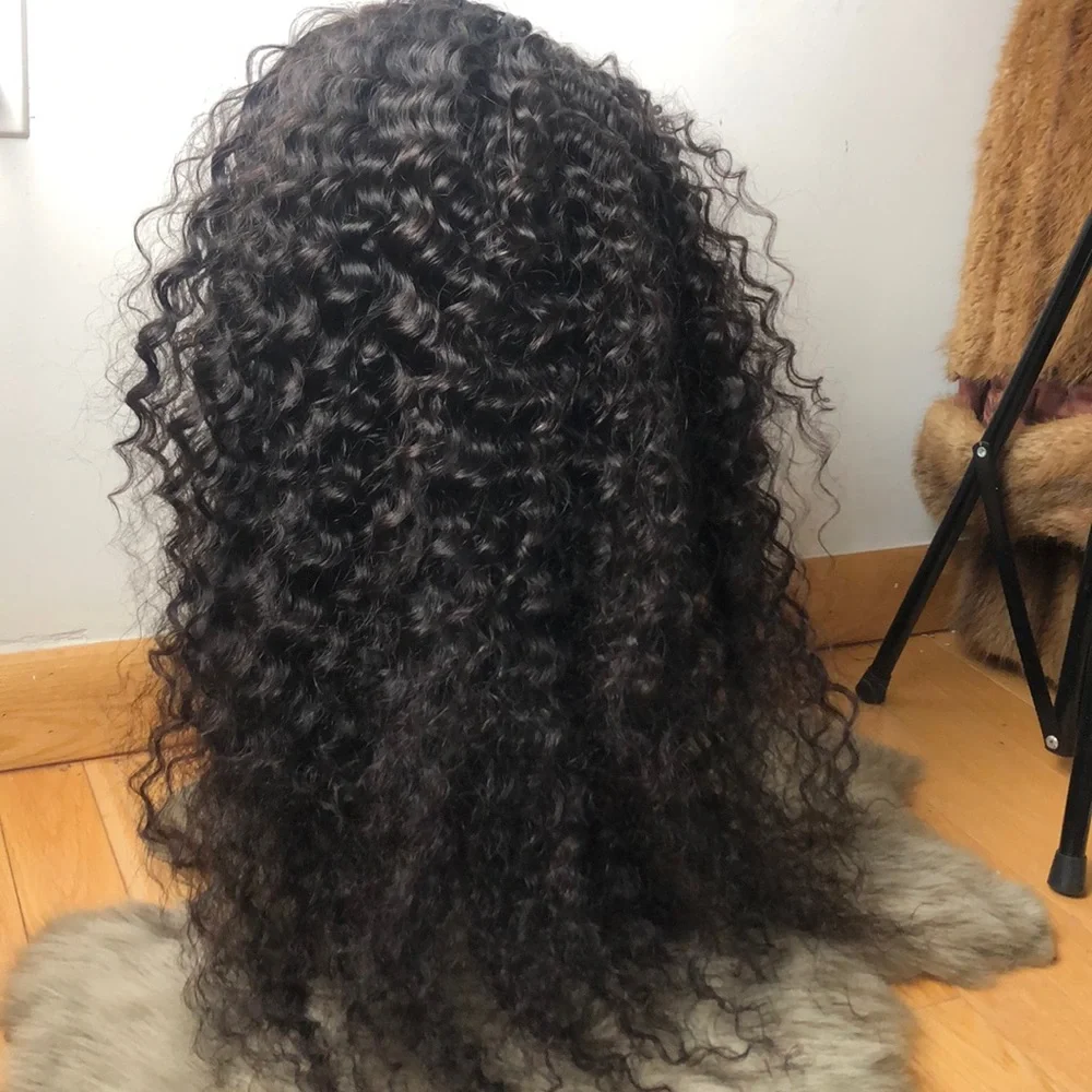 💫26” DEEP CURLY 100% HUMAN LACE FRONT WIG💫 *NEW*